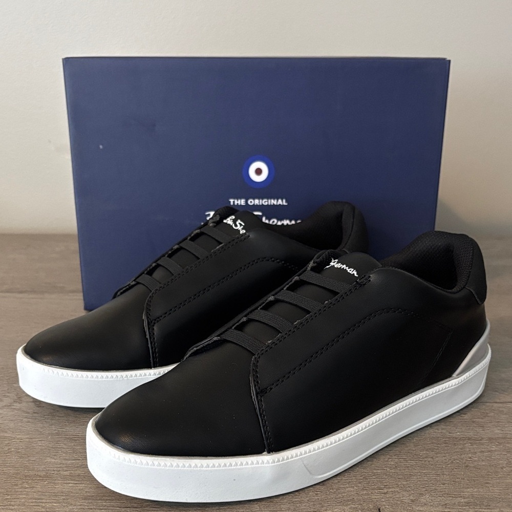 Ben Sherman Black and White Sneakers